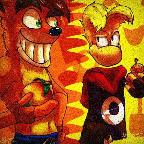 Crash Bandicoot Vs Rayman L Combate Insano By Ninhoto Gr