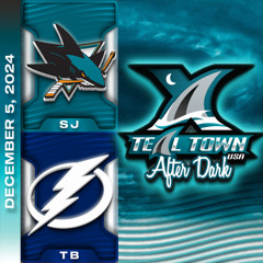 San Jose Sharks @ Tampa Bay Lightning - 12-5-2024 - Teal Town USA After Dark - Postgame