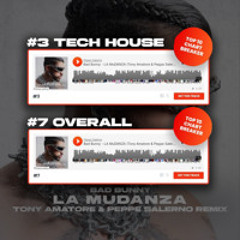 Bad Bunny - LA MuDANZA (Tony Amatore & Peppe Salerno Remix) | 🥉 #3 TECH HOUSE | #7 OVERALL [REUPLOADED‼️]