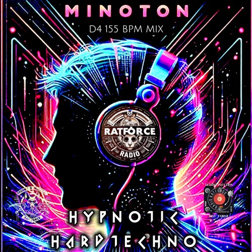 Hypnotic Hardtechno 155 BPM Mix  / 90 min /  D4 Intro Special.  -  Rat Force  Radio 26.08.2024