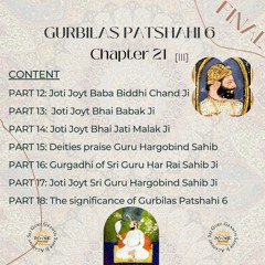 173 Gurbilas Patshahi 6 Chapter 21 Part 15- Deities Praise Guru Hargobind Sahib