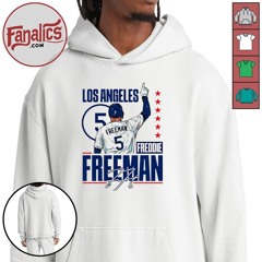 Los Angeles Dodgers Freddie Freeman 5 signatures stars shirt