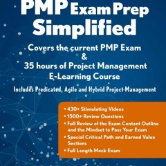 [PDF] PMP Exam Prep Simplified: Covers the Current PMP Exam and Includes a 35