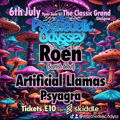 284. Psychedelic Odyssey Live Set July 6th Glasgow.WAV