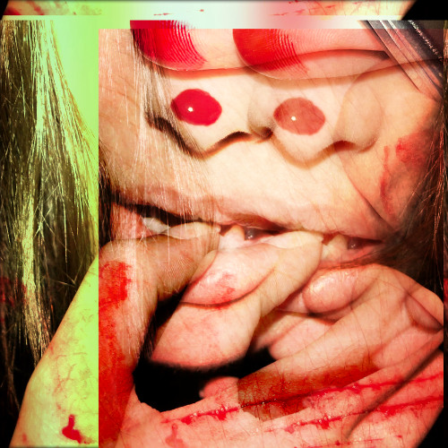 biting on my thumb until it bleeds