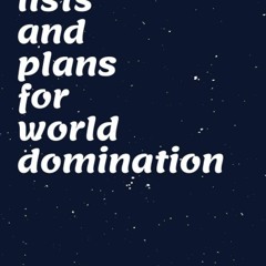 Audiobook⚡ Grocery lists and plans for world domination: Funny Gag Gift Notebook Journal