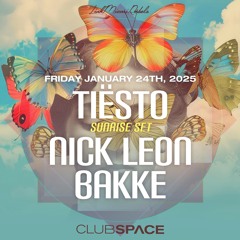 Tiesto (Sunrise set) Live at Club Space Miami 24/1/25