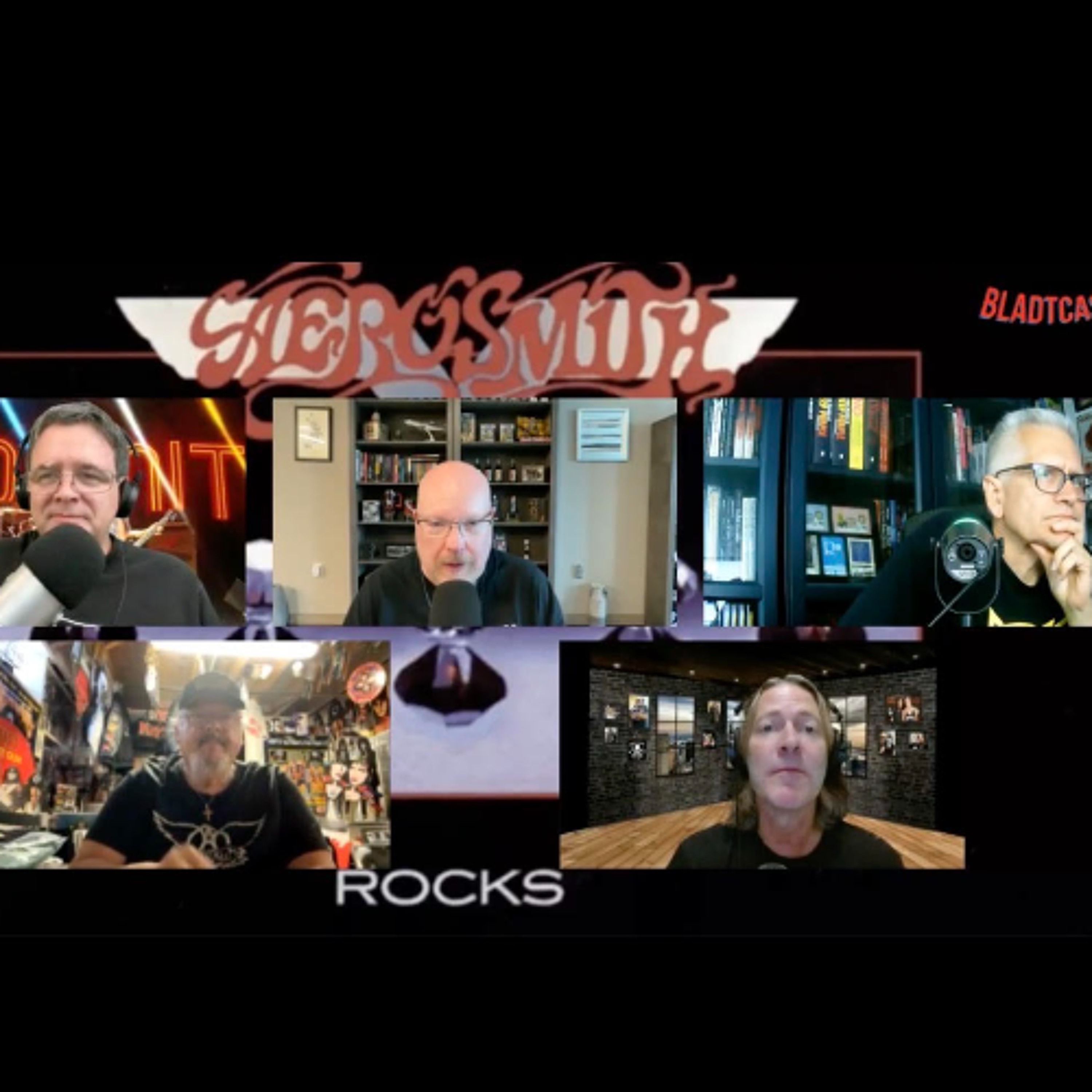 Bladtcast #685 - "Back in the Saddle: The 50th Anniversary of Aerosmith 'Rocks'" episode artwork