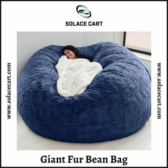 Shop Giant Fur Bean Bag - Solace Cart