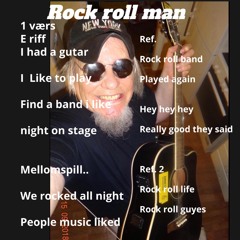 Rock Roll Man Lyric Melody Gutar Song O.a.h