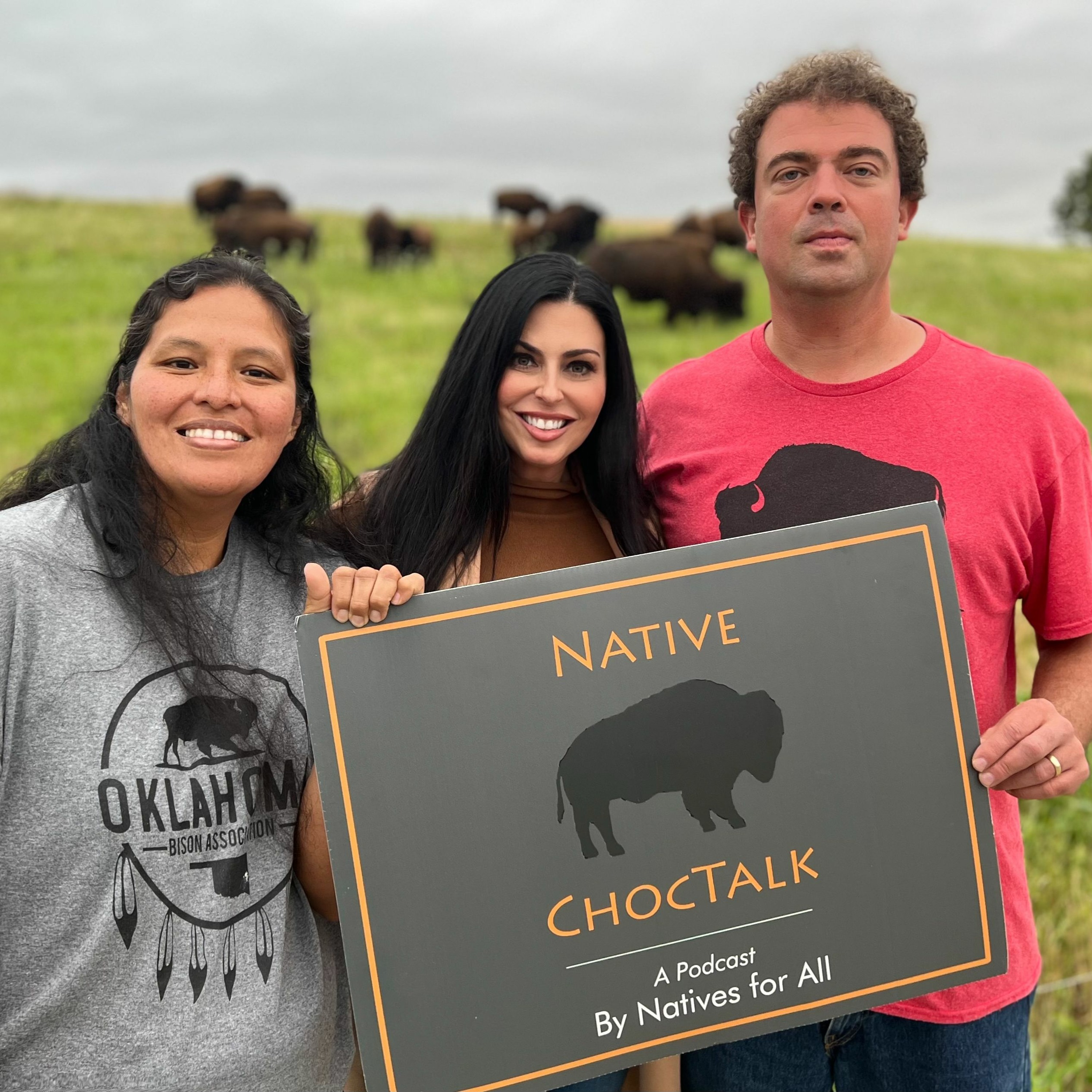 S3, E5, P1: "Nan Awaya Farmstead & The Mighty Bison with Amy & Ian Thompson (Choctaw)” episode artwork