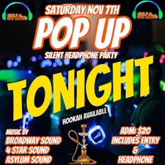 POP UP HEADPHONE PARTY