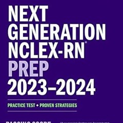 [@PDF] Next Generation NCLEX-RN Prep 2023-2024: Practice Test + Proven Strategies (Kaplan Test