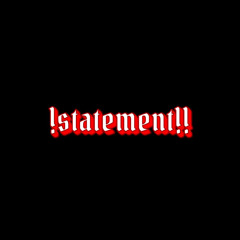 !statement!!