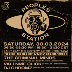 Peoples Station #34 on Jungletrain - 24/03/30 Tribute To Spatts /w TCM, Zak, Vali NME Click, Chromz