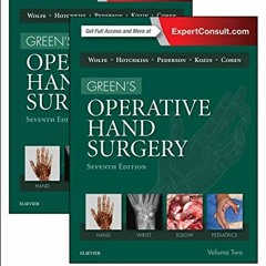 Access KINDLE 📤 Green's Operative Hand Surgery, 2-Volume Set by  Scott W. Wolfe MD,W