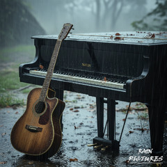 Guitar and piano in the rain - Rain Pictures