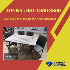 TELP/WA 0811-3503-860, Distributor Meja Makan Kaca Warna Hijau Malang