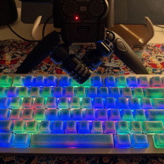 Rainy75 with Cerakey. Plateless and (untuned) screw-in stabilisers.