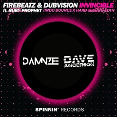 Invincible (D A M N Z E E Λ ANDERSON 'Indo Bounce x Hard Techno' Edit)