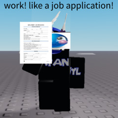 Work like a JOB application! MEME