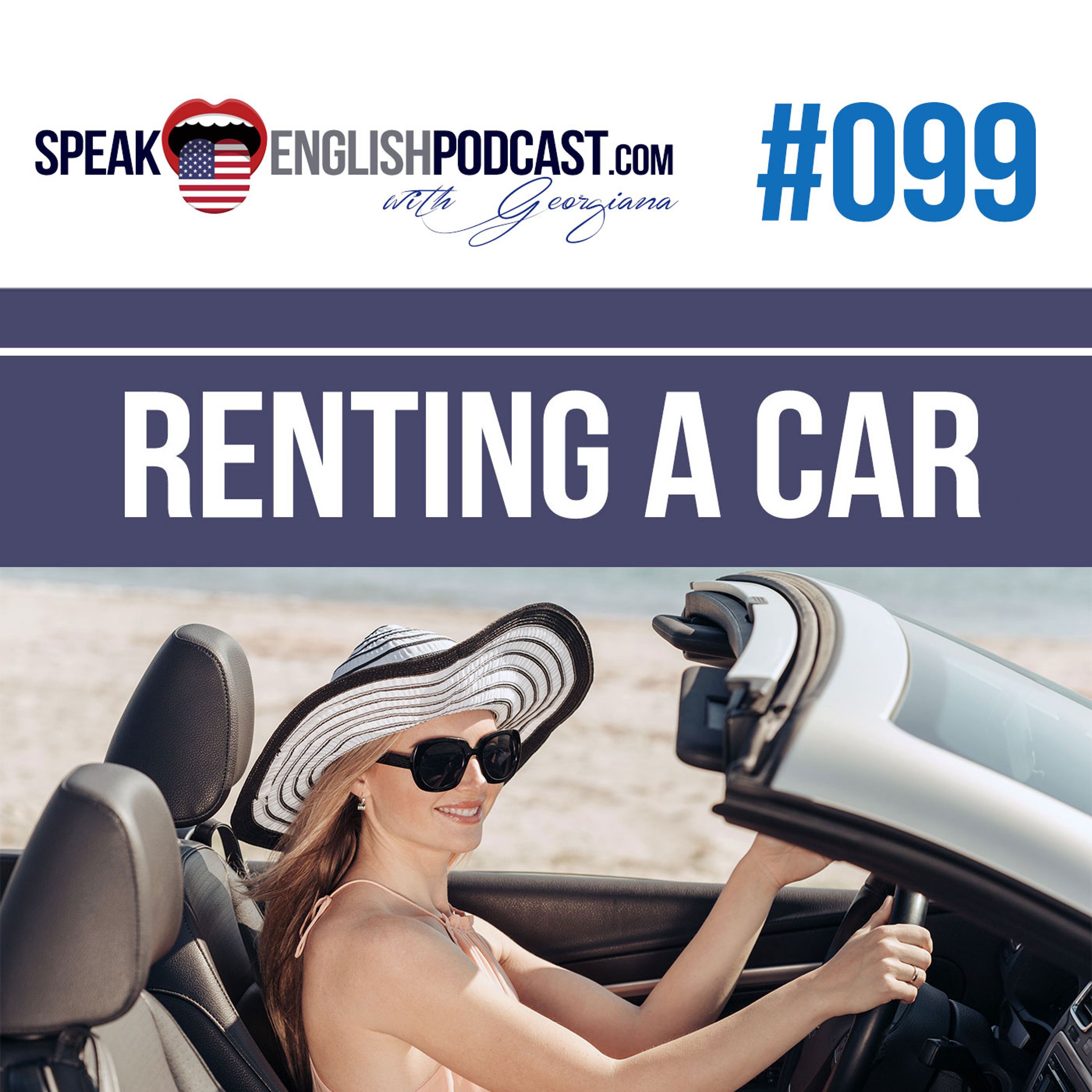 #099 Renting a car in English episode artwork