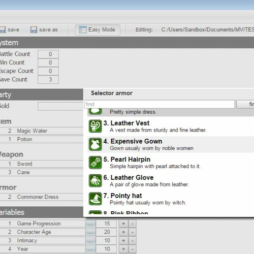 Rpgsave file editor