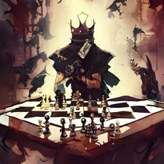 Der König Betritt Das Schachbrett