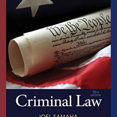 [READ] EPUB ✉️ Criminal Law by  Joel Samaha KINDLE PDF EBOOK EPUB