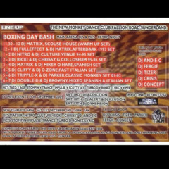 Dj Alert & Mc Ronez The New Monkey Saturday 10th Dec 2005