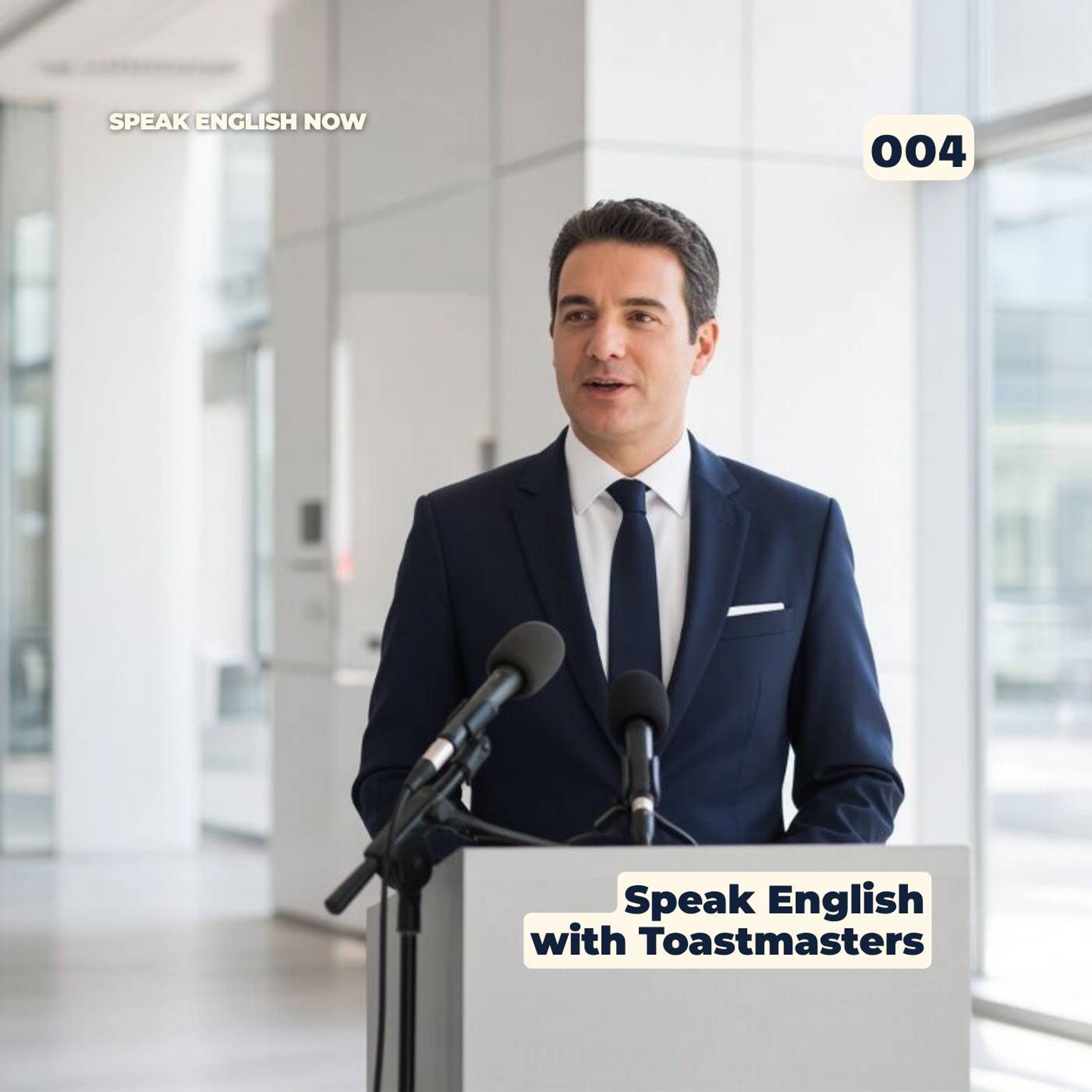 Toastmasters an excellent to practice your speaking episode artwork