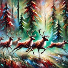 Run with the deer