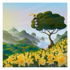 Take a chill pill with hornbill Jill on the daffodil hill
