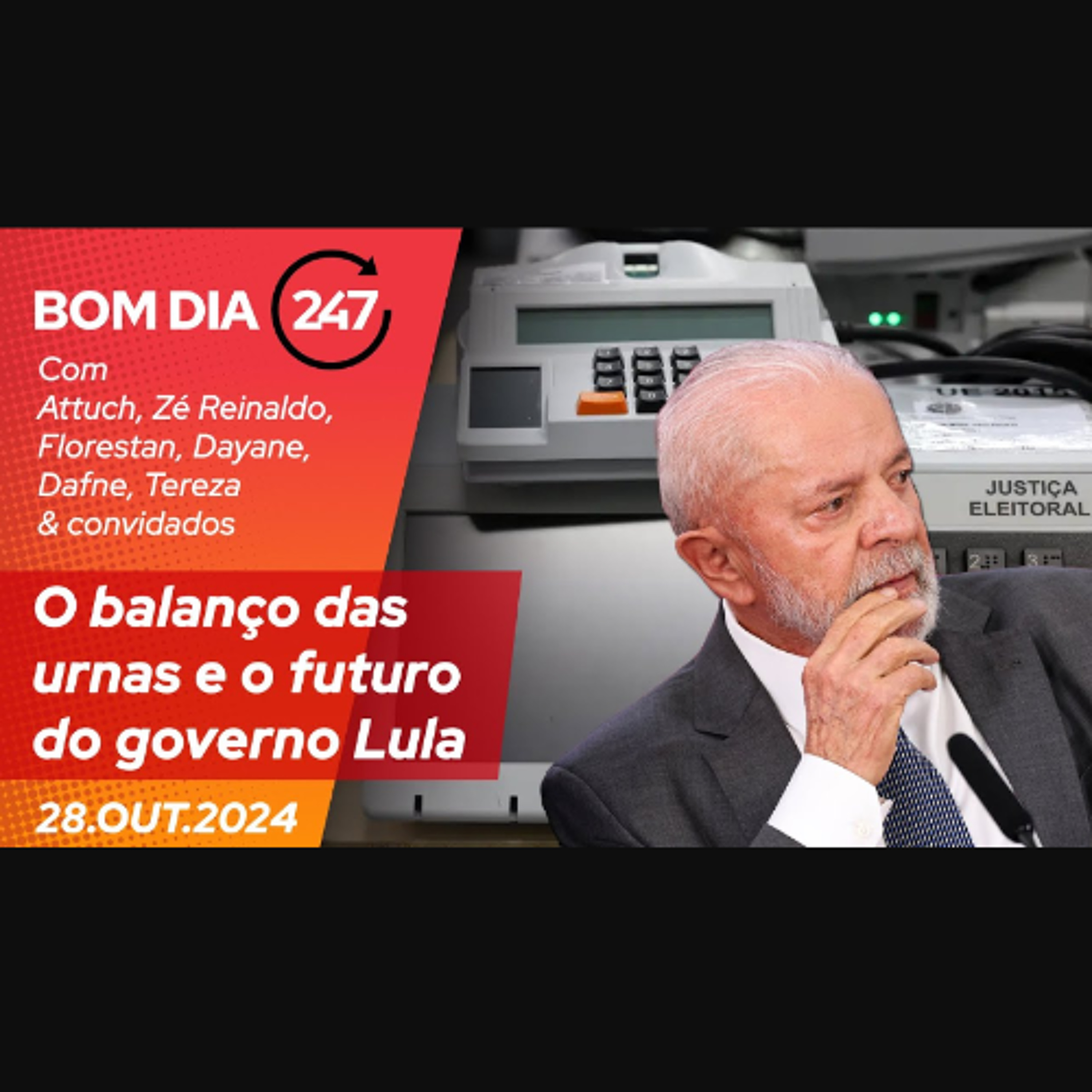 Bom dia 247: o balanço das urnas e o futuro do governo Lula 28.10.24 episode artwork