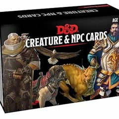 ⚡PDF⚡ Dungeons & Dragons Spellbook Cards: Creature & NPC Cards (D&D Accessory)