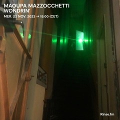 Maoupa Mazzocchetti : Wondrin - 22 Novembre 2023