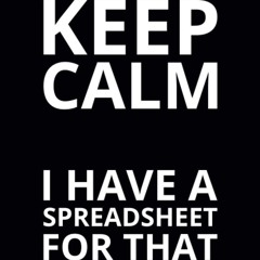 pdf keep calm i have a spreadsheet for that: 6x9 lined funny work notebook