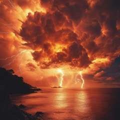 SUNSETS WITH LIGHTNING