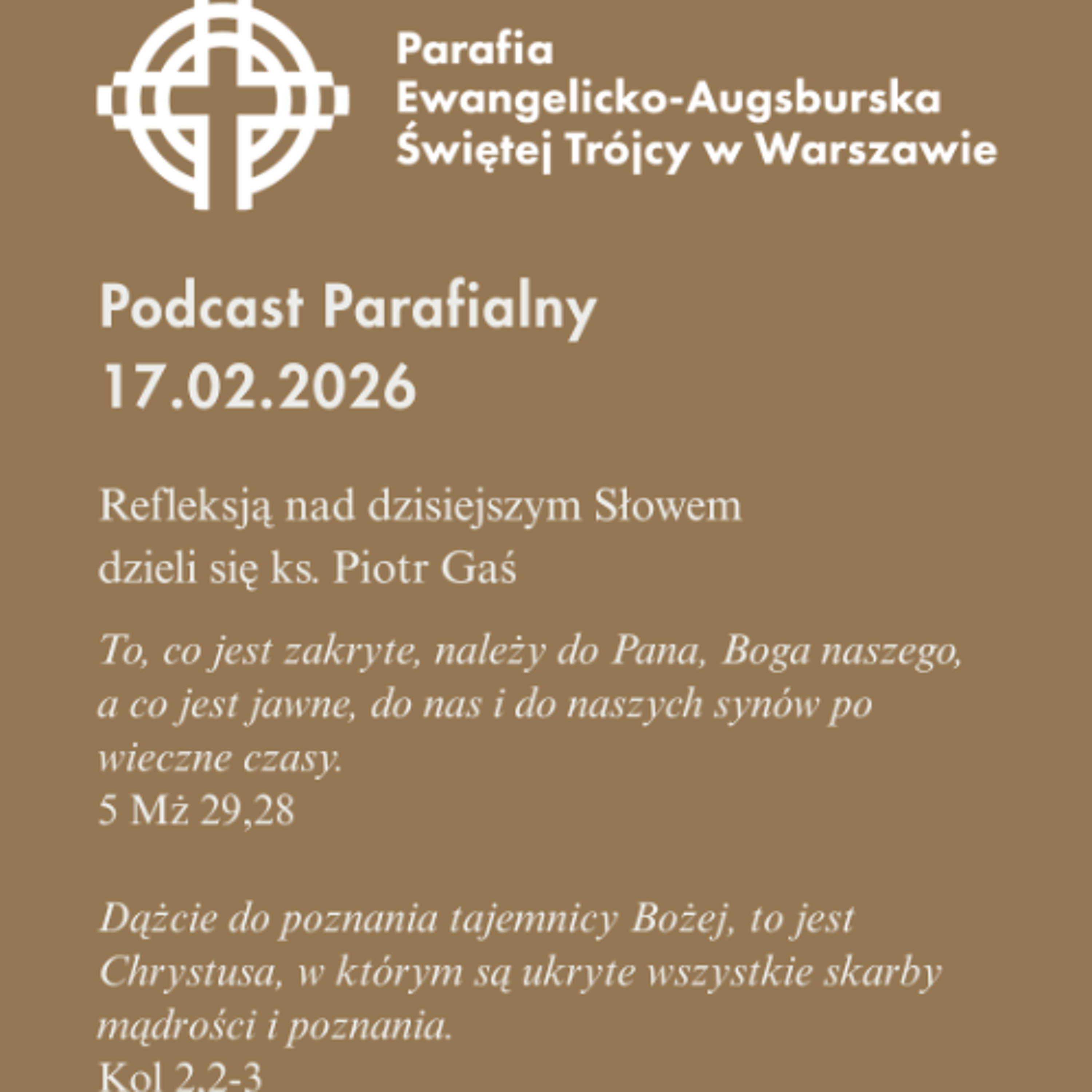 Poranek ze Słowem na 17 lutego 2026 episode artwork