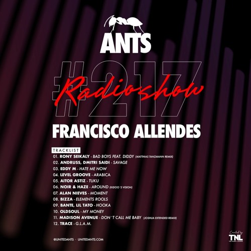 ANTS RADIO SHOW 217 hosted by Francisco Allendes