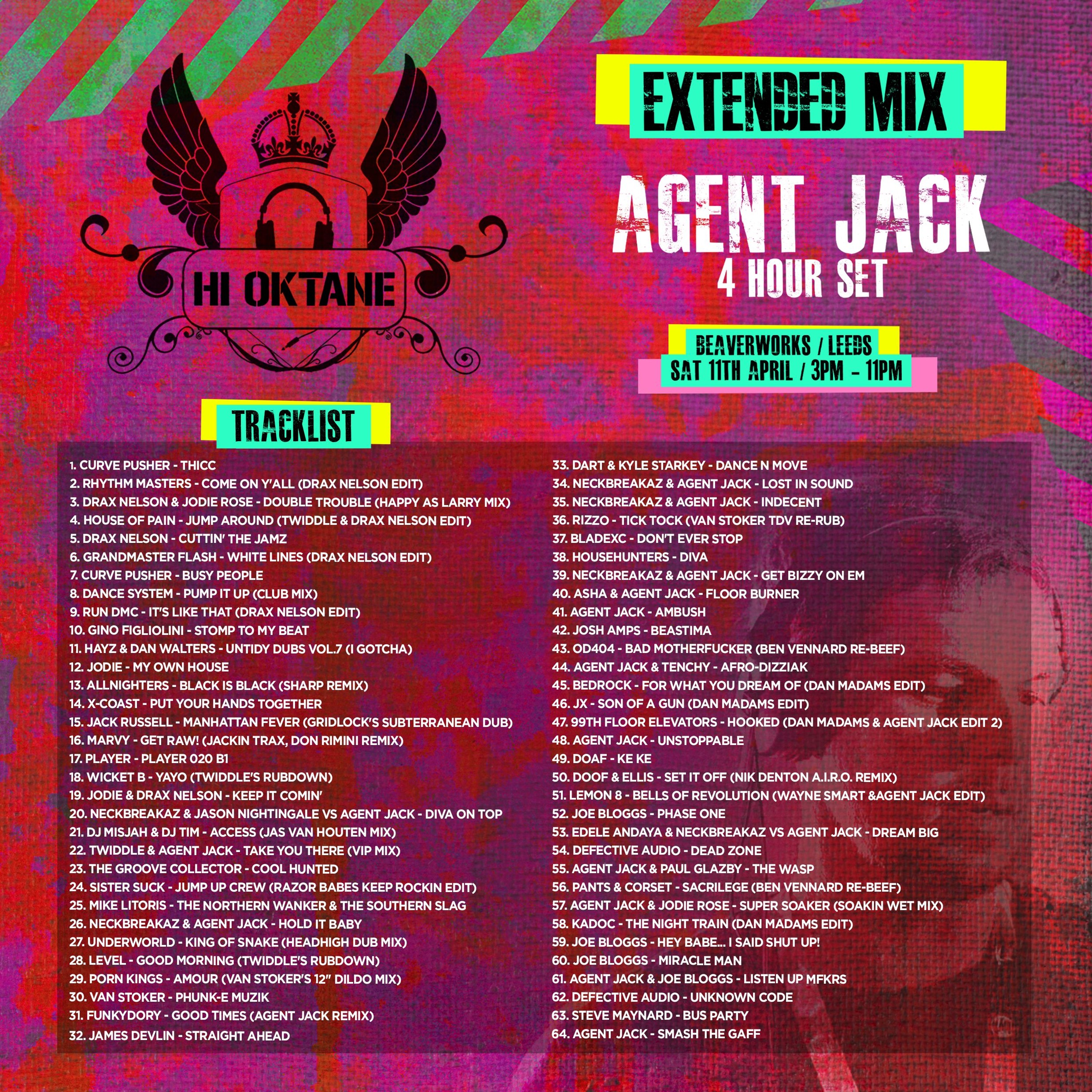 Agent Jack - Hi Oktane, Leeds (4hr Set) - April 2026 episode artwork