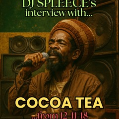 Cocoa Tea Interview with DJ Spleece from 12-11-2018