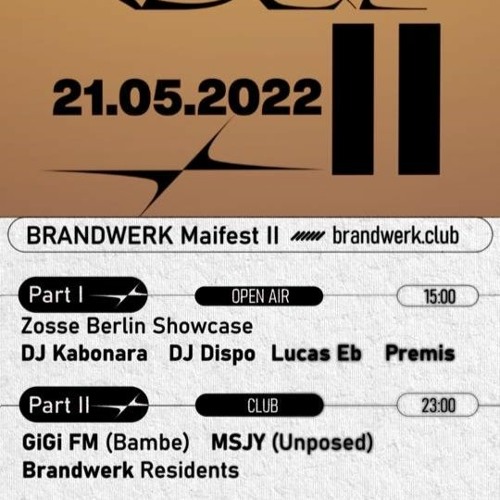 8h Zosse Crew Mix at Brandwerk Open Air, Aachen