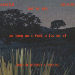 AS LONG AS I FEEL U LUV ME <3 (SAY U! MIX) (JUSTIN BIEBER x KNOCK2) (KOASTLE x KØLTURE)