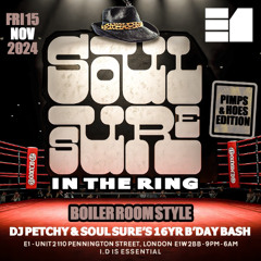 SOUL SURE COLOURS LIVE 01.09.23- PIMPS AND HOES PROMO DJ PETCHY MC FRO, DARKMAN ZULU N GEMINI