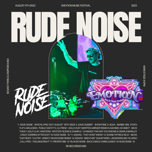 Stream Rude Noise Live at Emotion Music Festival 2023 (Re recorded Mix