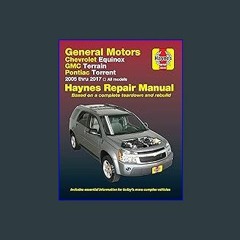 ??pdf^^ ✨ Chevrolet Equinox & Pontiac Torrent (05-17) Haynes Repair Manual USA (Paperback) (<E.B.O
