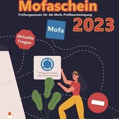 get [PDF] Download F?hrerschein 2023 - Mofa - Mofaschein - Mofapr?fbescheinigung: Pr?fungs