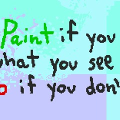 i dont like to paint