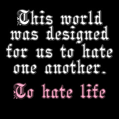 Only Vincent can judge me